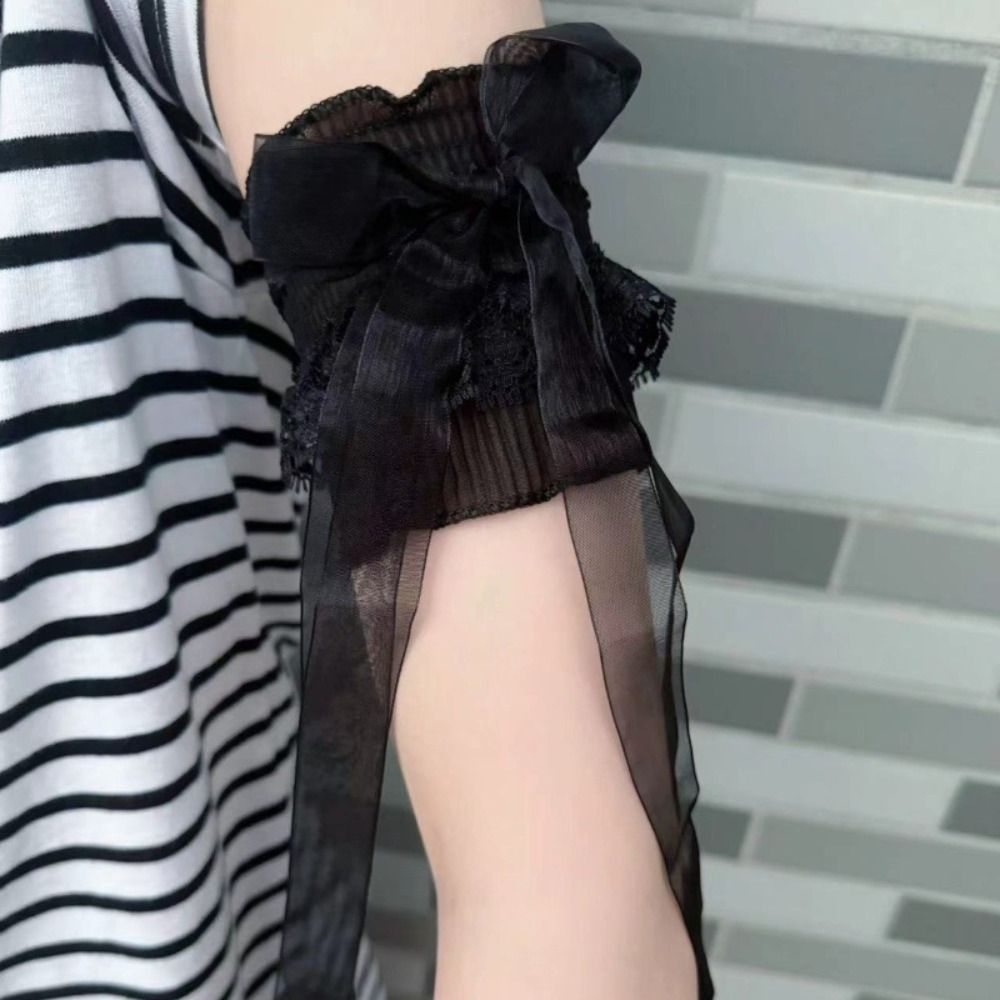 Elastic Lace Trim - Модные кружевные рукава-накладки в стиле Лолита