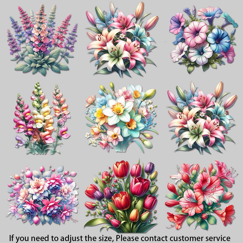 Embellishment Crafts - Винтажные термонаклейки с цветочными узорами в