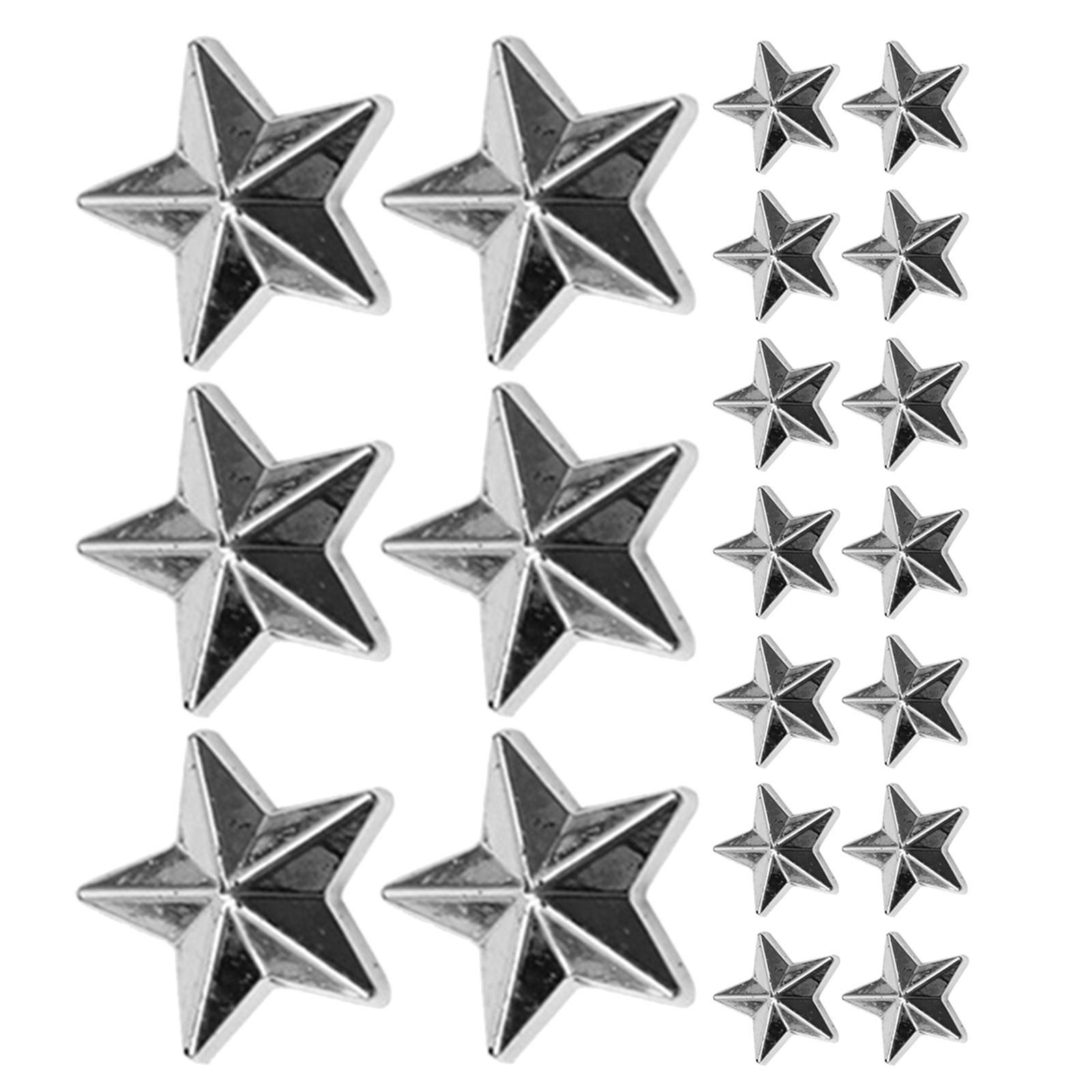 Embellish Craft - 300 шт. акриловых серебристых звездочек с