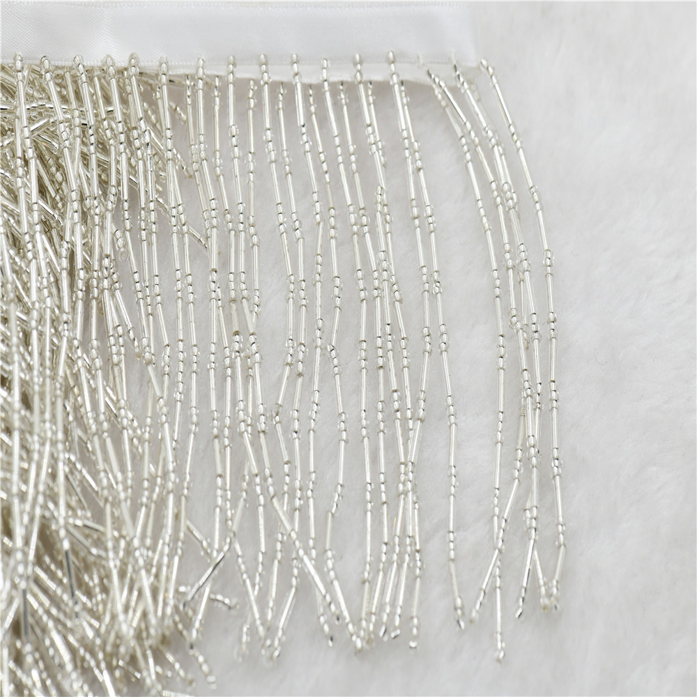 Beaded Trim Fringe - Бахрома из стеклянных бусин шириной 10