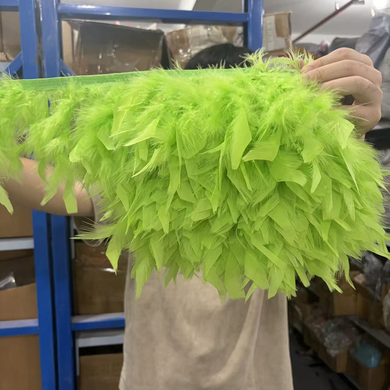 Feather Trim Marabou - Натуральная турецкая отделка из перьев марабу,