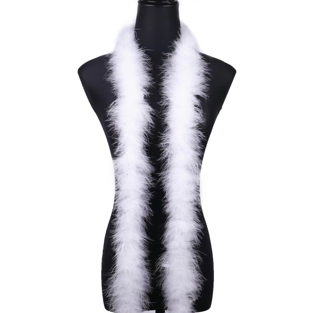 Feather Trim Marabou - 2-метровая манжета из перьев марабу, боа,