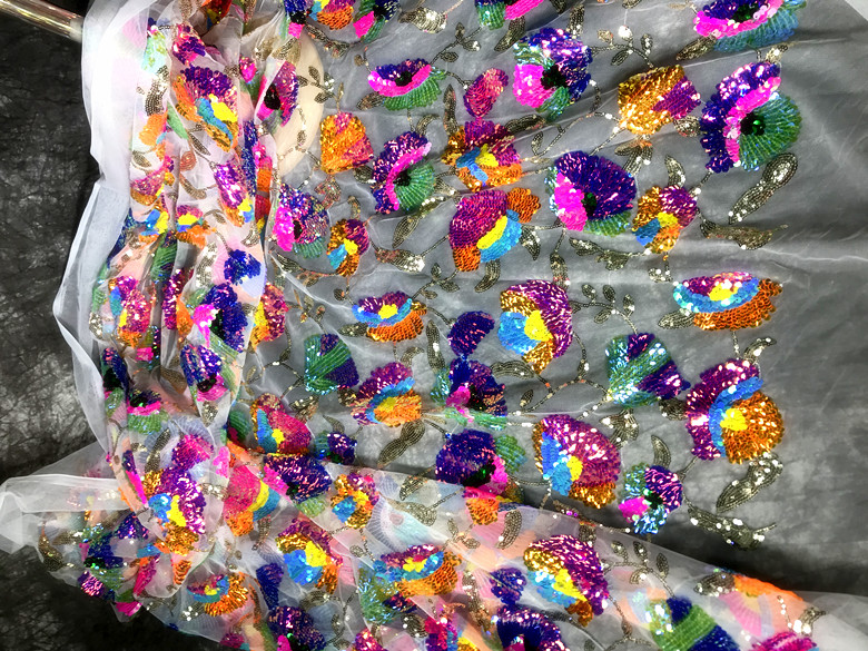Цветное блестящее Сетчатое пла – обзор и цена Crystal Mesh Fabric