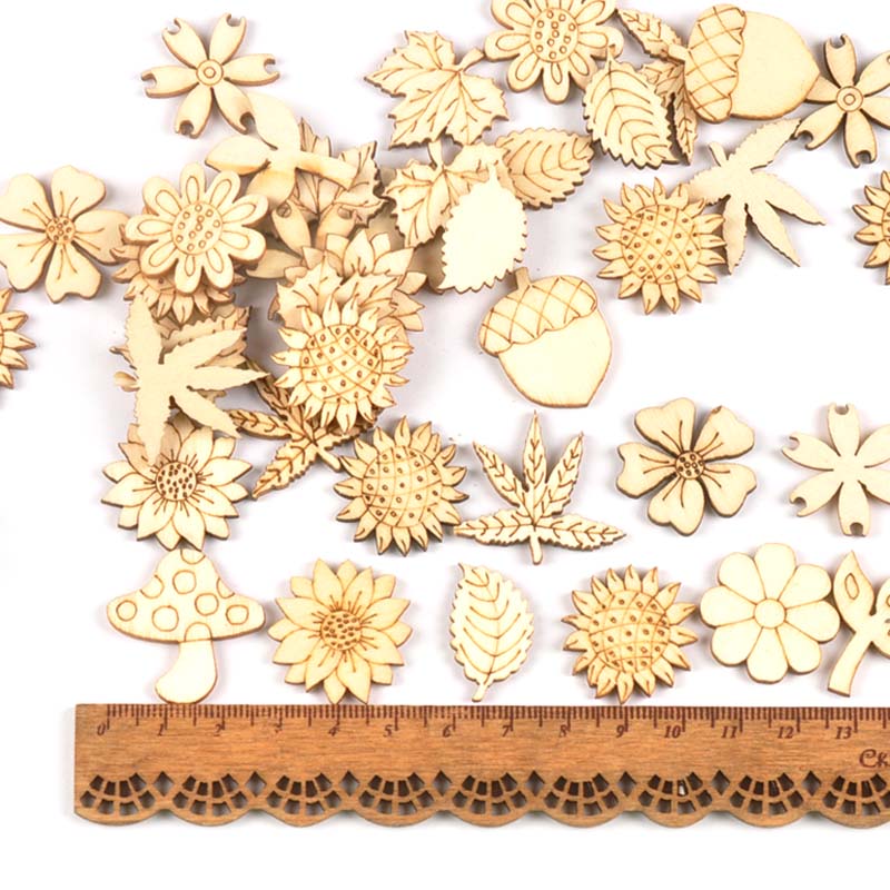 30 шт., деревянные аксессуары  – обзор и цена Embellish Craft
