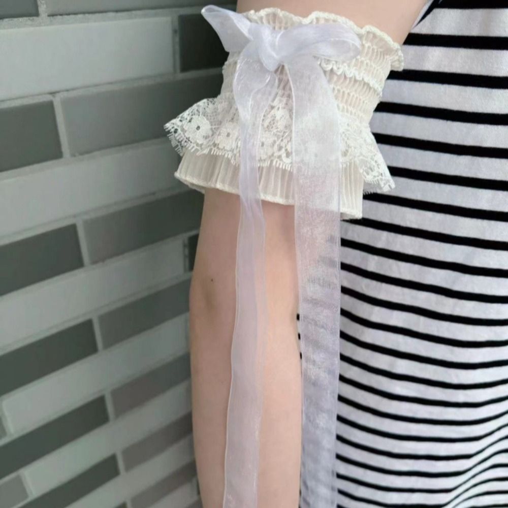 Модные кружевные рукава-наклад – обзор и цена Elastic Lace Trim
