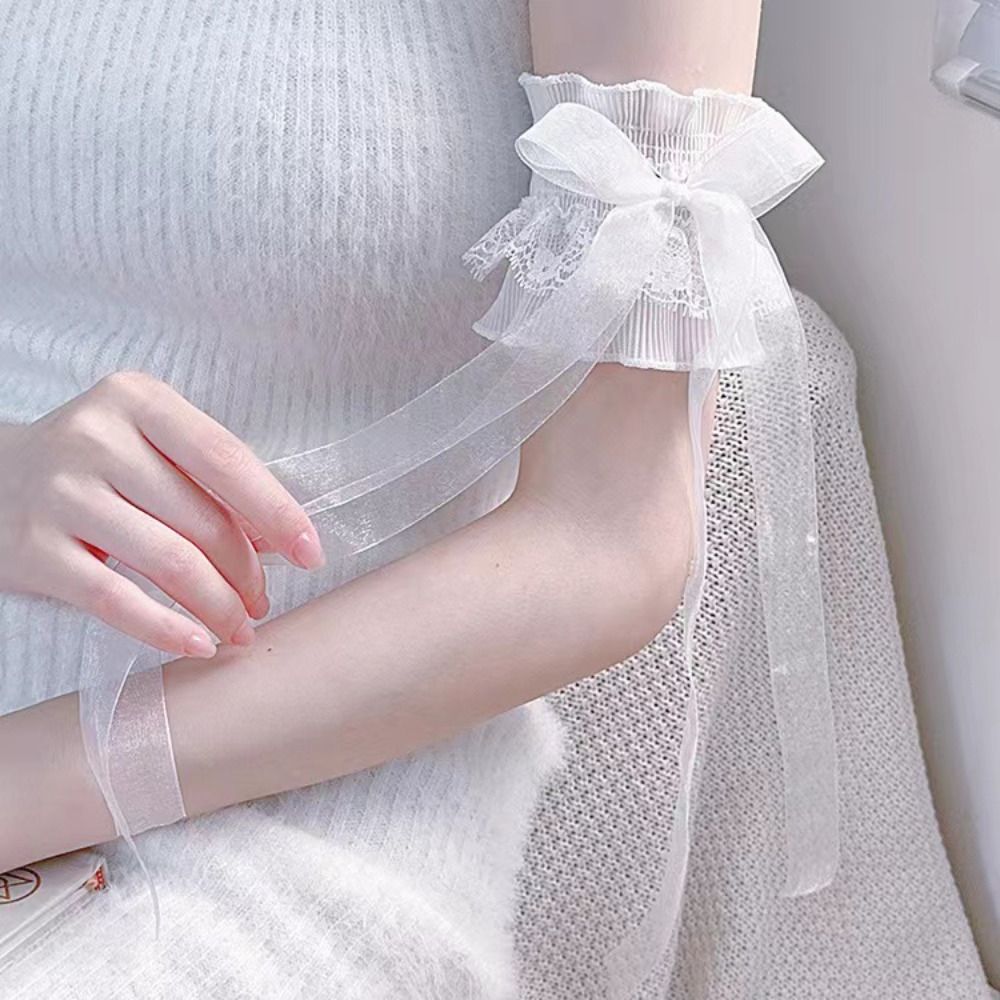 Модные кружевные рукава-наклад – обзор и цена Elastic Lace Trim
