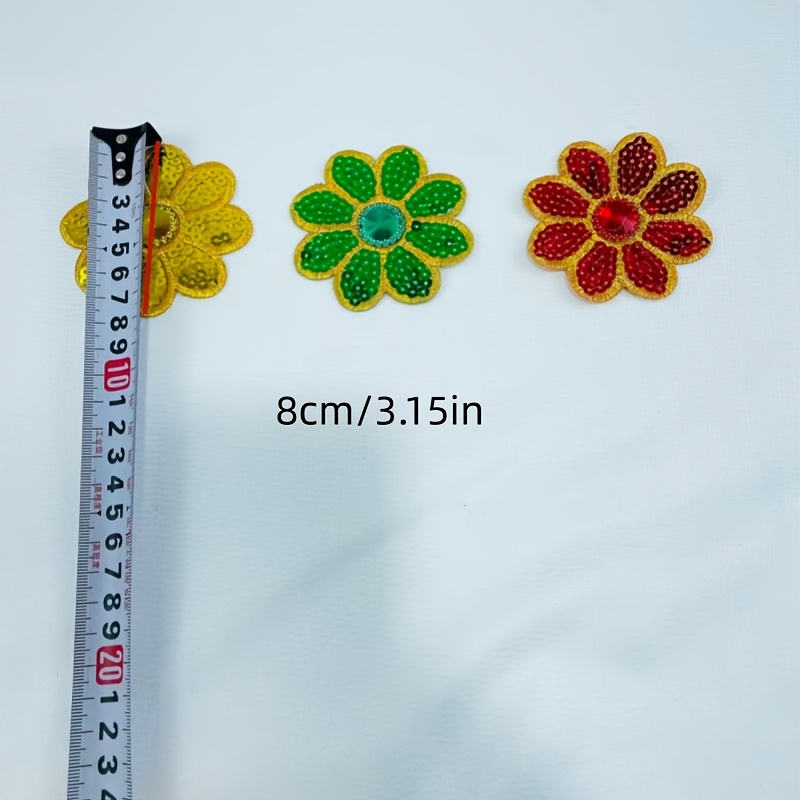 10 шт. цветочные аппликации с  – обзор и цена Applique Patch Flower