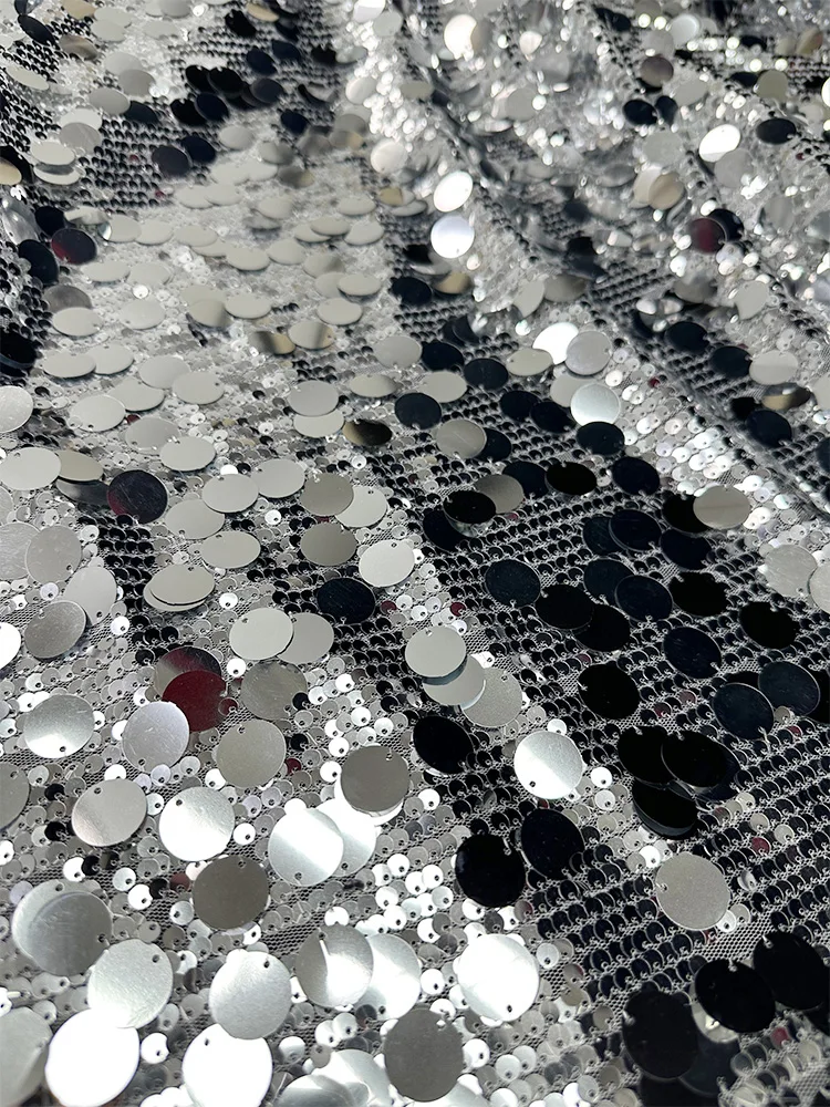 Ткань с блестками, сетка «сдел – обзор и цена Crystal Mesh Fabric