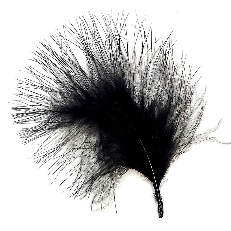 Отборные 50 штук перьев мара-б – обзор и цена Feather Trim Marabou