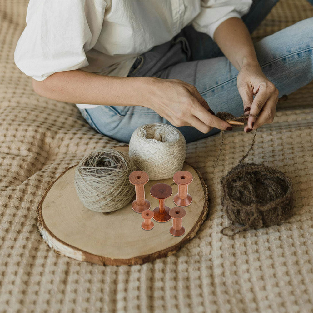Набор из 7 деревянных шпулек д – обзор и цена Embroidery Craft