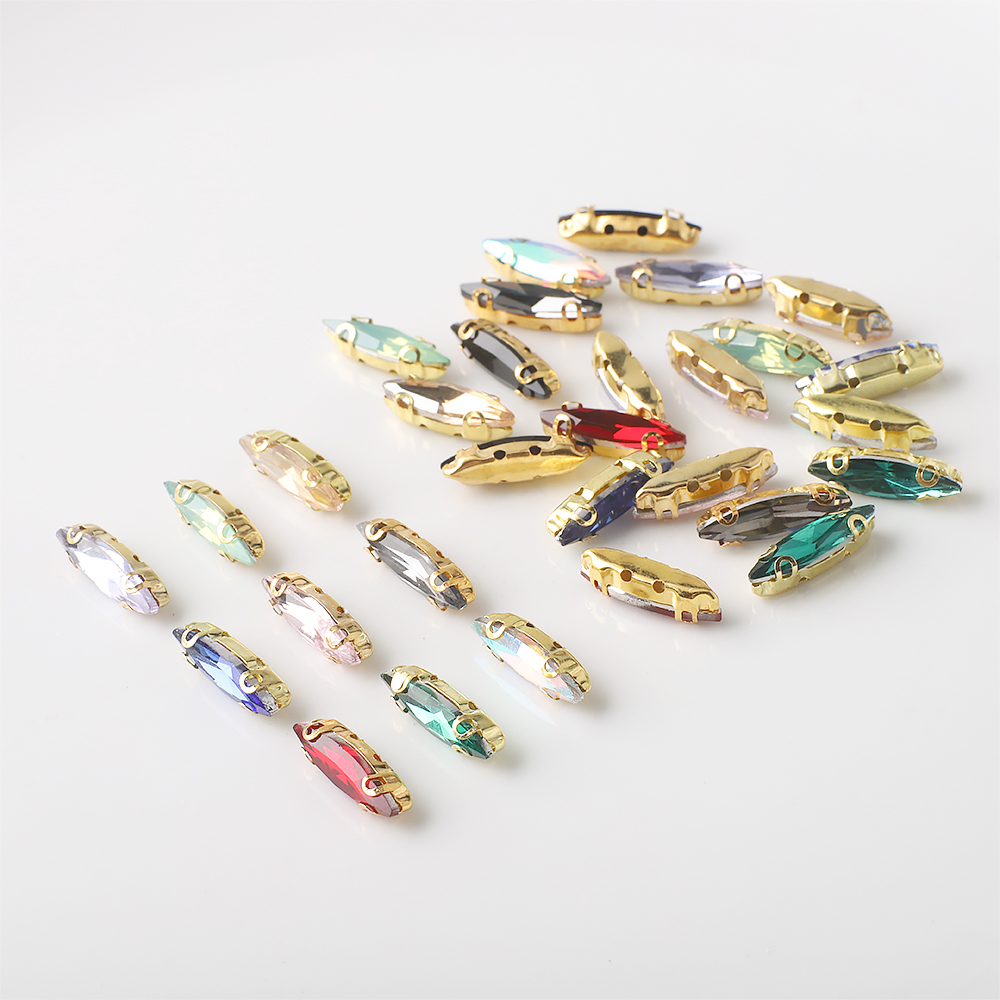 20 шт. 4x15 мм кристаллы из ст – обзор и цена Sew On Rhinestone