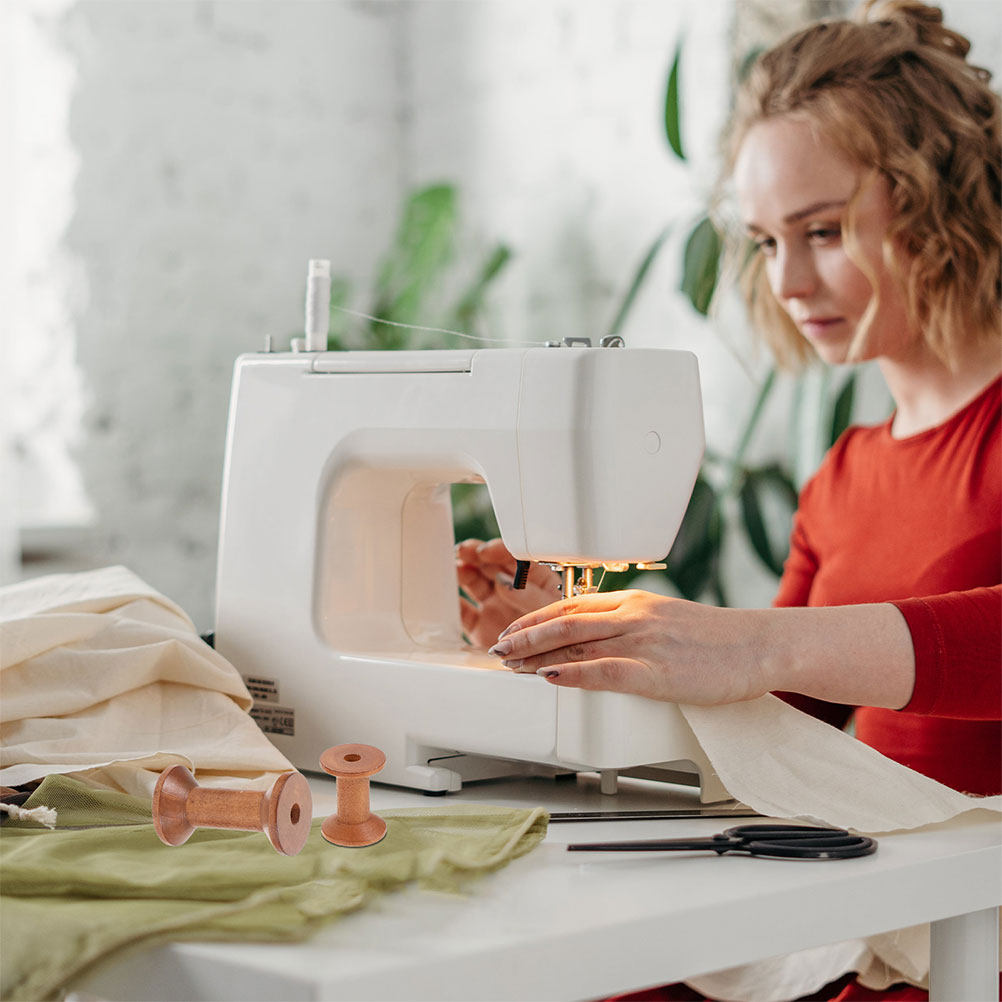 7 шт. деревянных катушек для н – обзор и цена Embroidery Craft