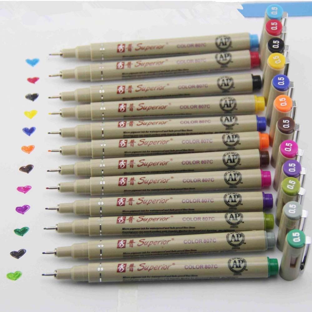 12 цветов, пористые ручки, диз – обзор и цена Copic Marker Sketch