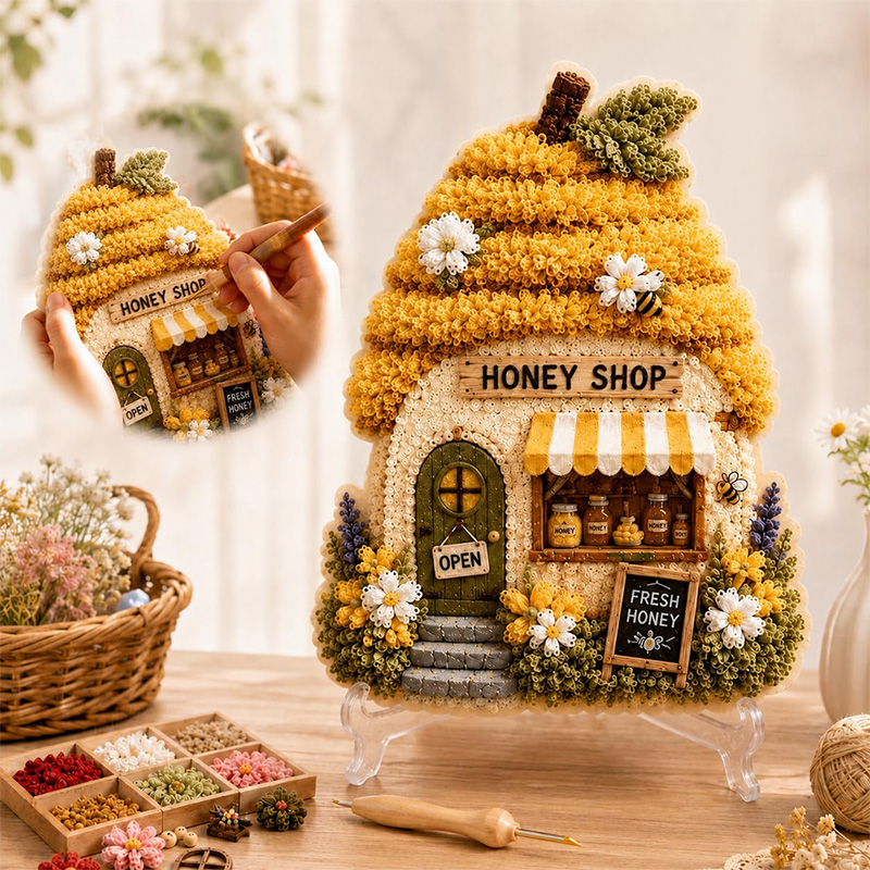 Набор для рукоделия «3D Домик- – обзор и цена Embroidery Craft