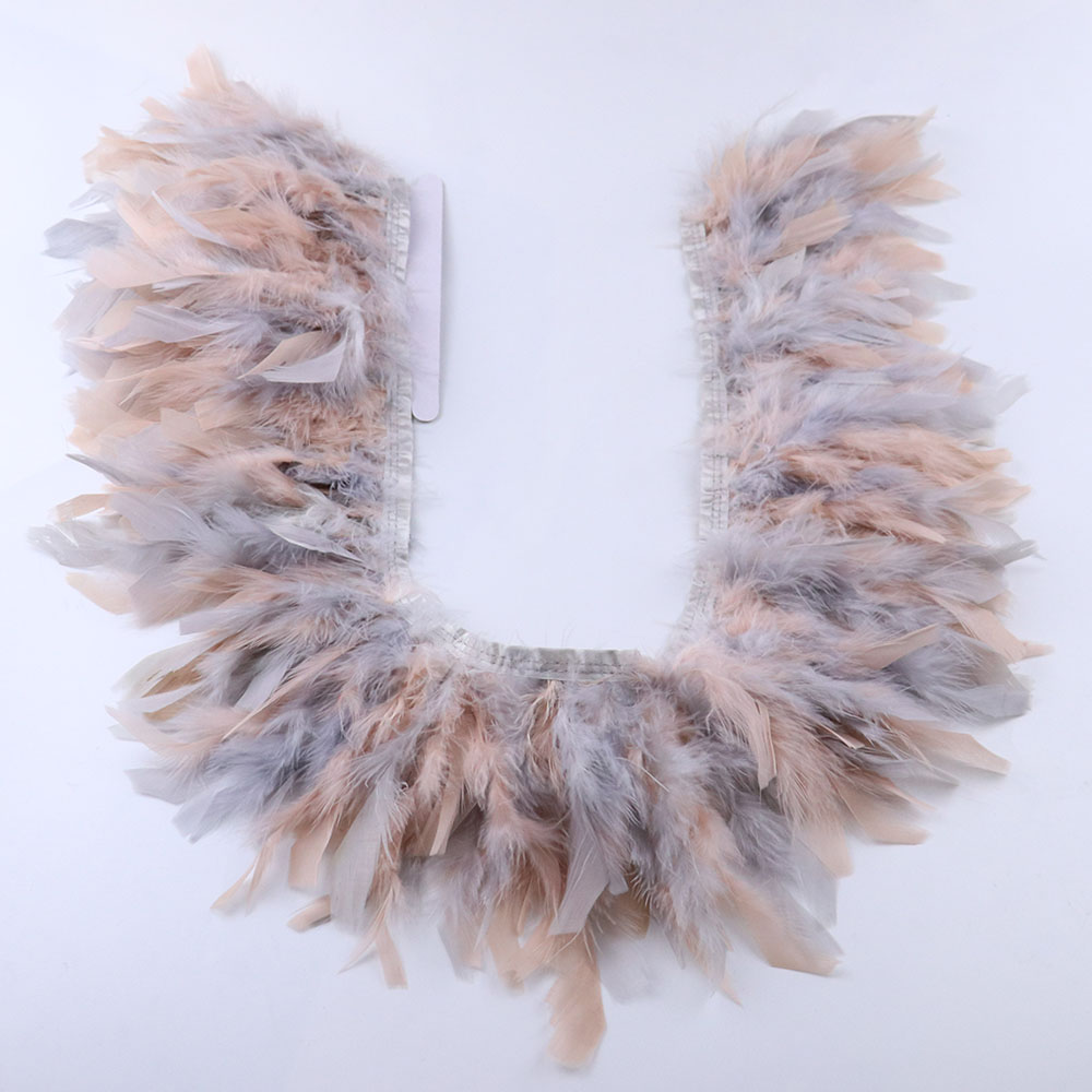 Мягкая бахрома из перьев мрамо – обзор и цена Feather Trim Marabou