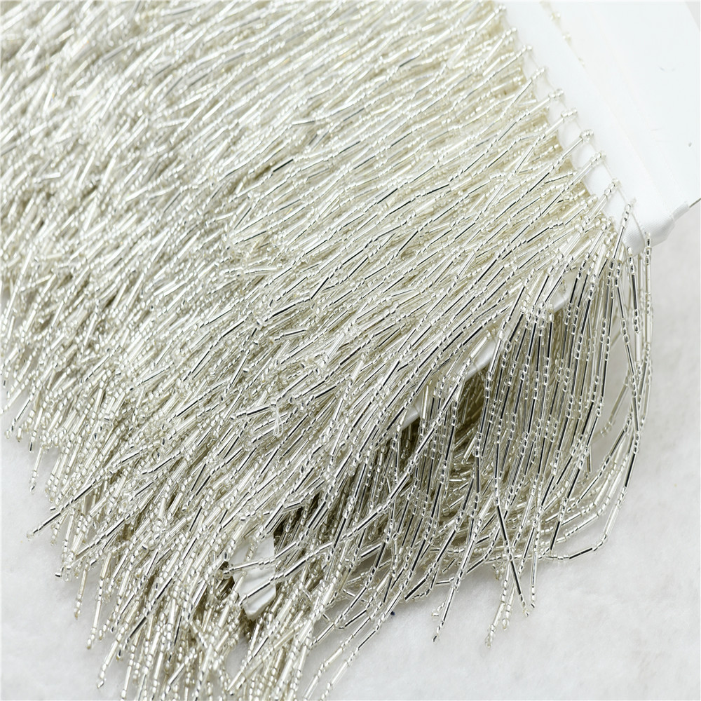 Бахрома из стеклянных бусин ши – обзор и цена Beaded Trim Fringe