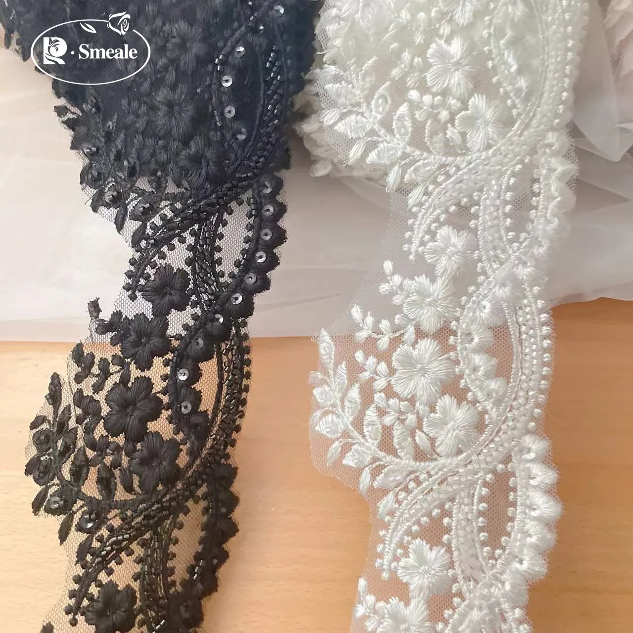 Высококачественная кружевная о – обзор и цена Beaded Trim Fringe