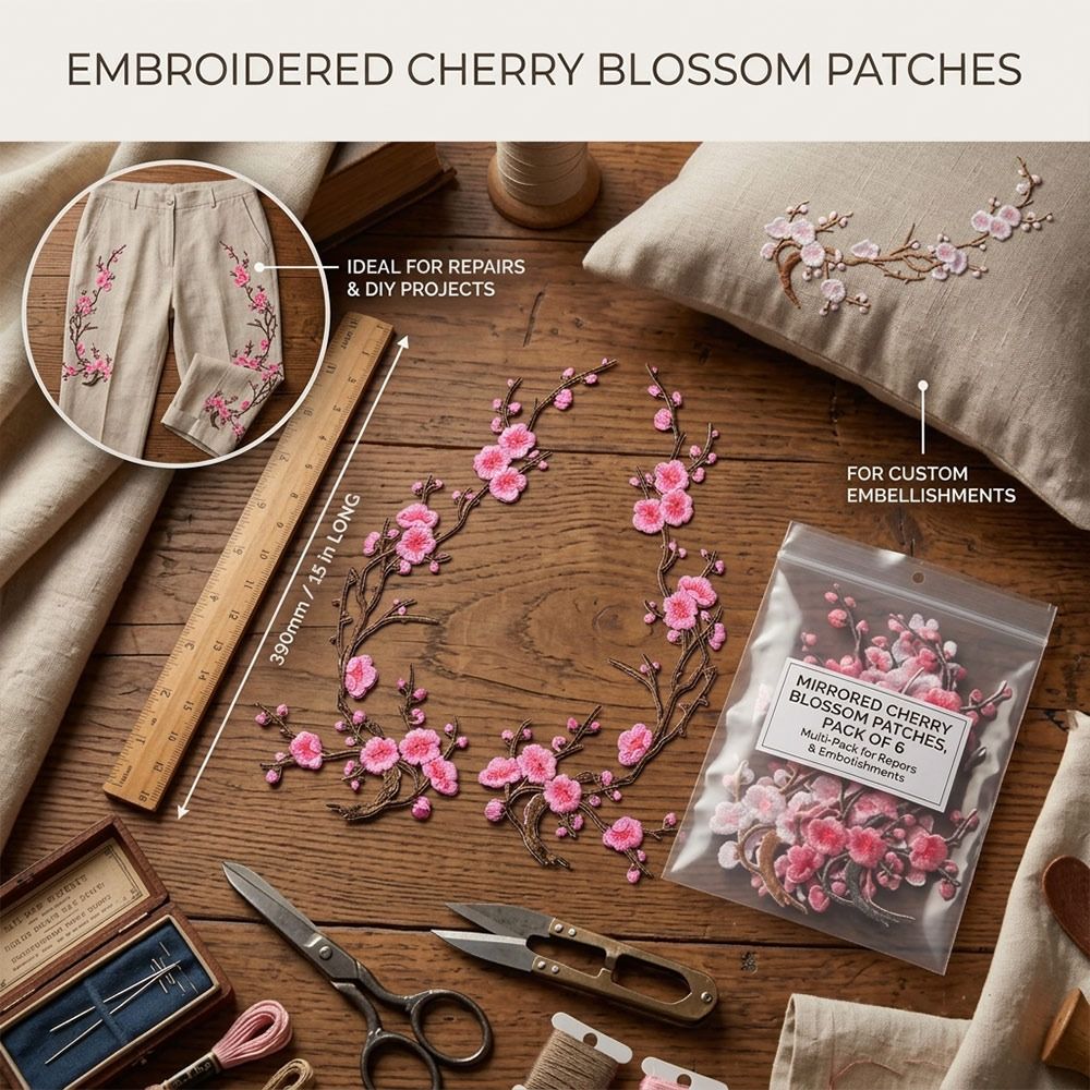 Нашивки для декорирования свои – обзор и цена Applique Patch Flower