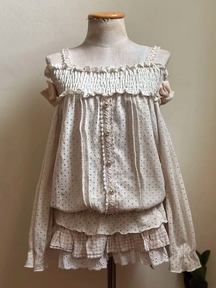 Нежный японский винтажный комп – обзор и цена Elastic Lace Trim